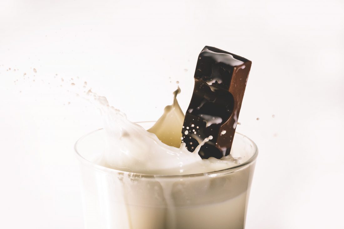 Free photo of Milk Chocolates in Glass