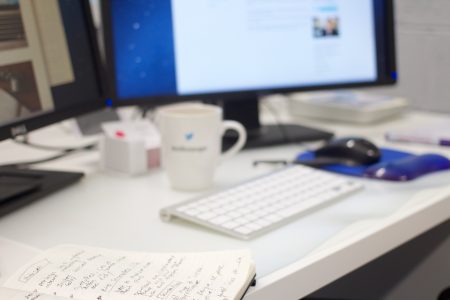 Notebook On A Designer’s Desk Free Stock Photo