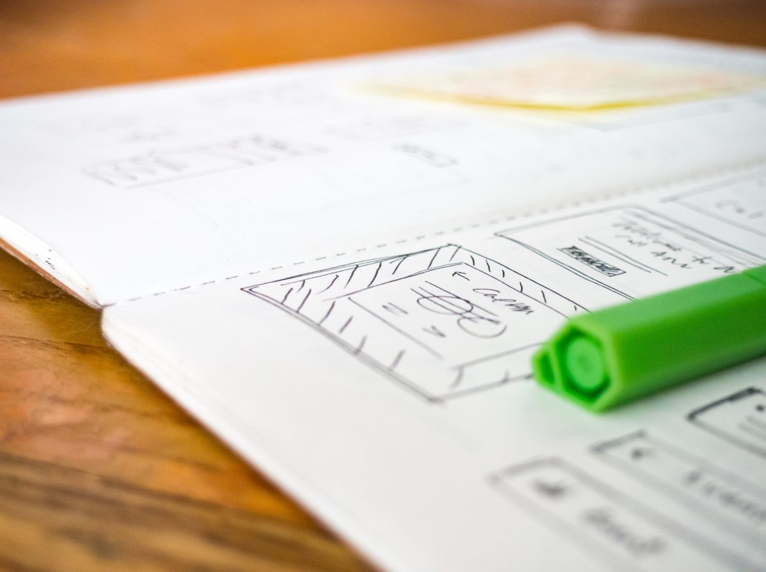 Free photo of Wireframe Sketch Pen