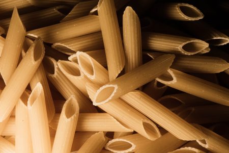 Raw Pasta Pieces Free Stock Photo