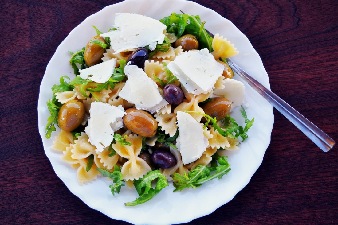 Free photo of Feta Cheese Pasta Salad