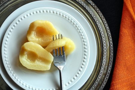 Pears on Plate Free Stock Photo