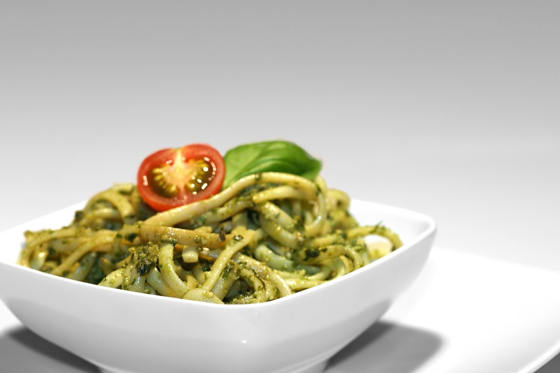 Free photo of Pesto Pasta