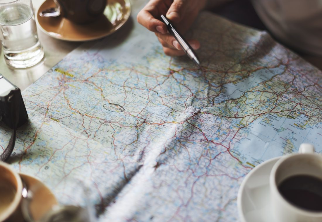 Free photo of Plan Map Journey