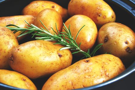 Potatoes & Rosemary Free Stock Photo