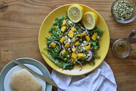 Healthy Mango Salad Free Stock Photo