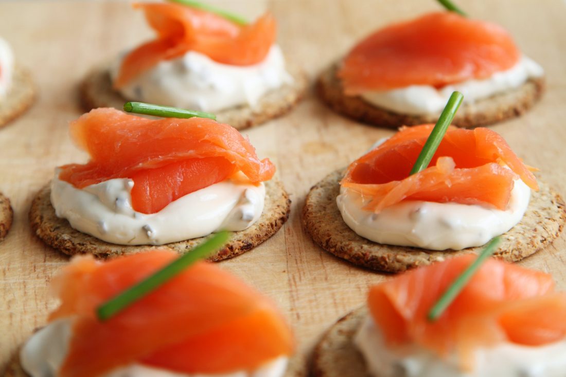 Free photo of Salmon Canapes