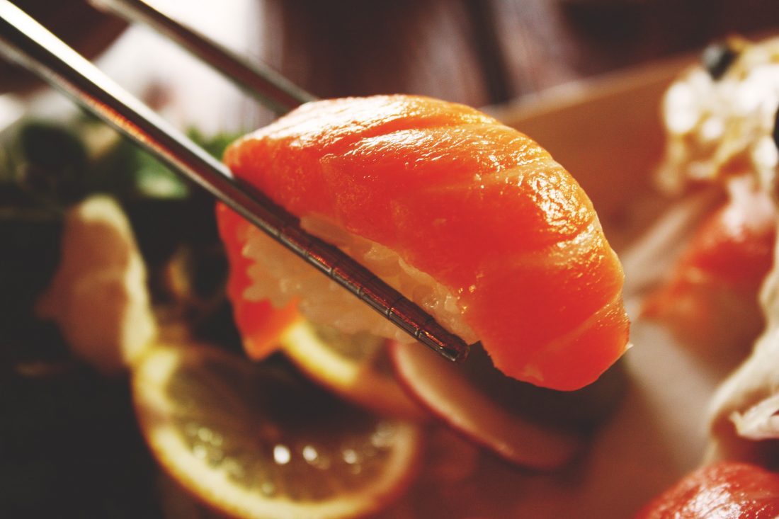 Free photo of Salmon Sushi