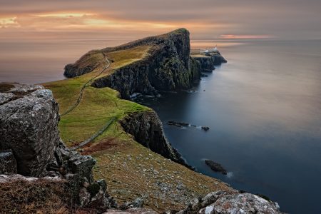 Cliffs in Scotland Free Stock Photo