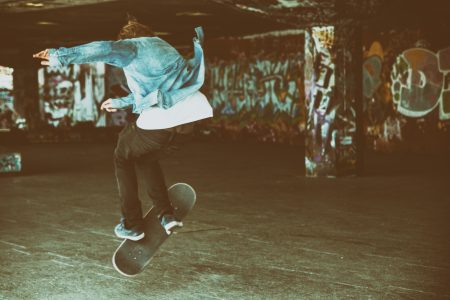 Skater Graffiti Free Stock Photo