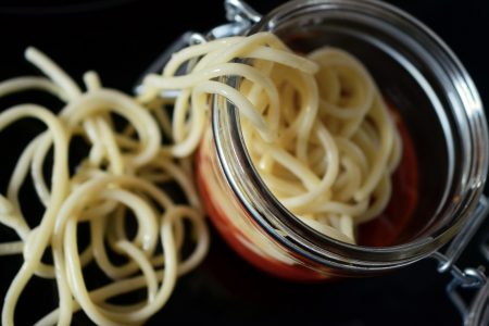 Spaghetti in Jar