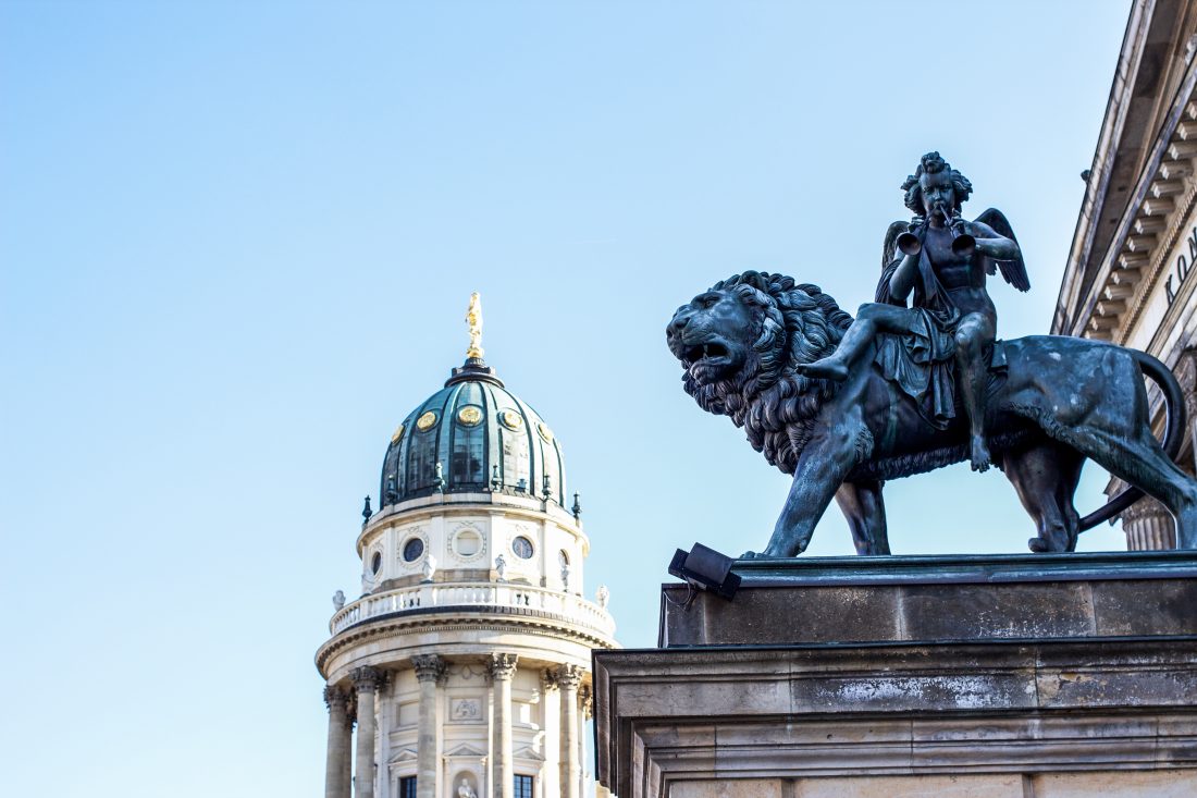 Free photo of Statue Architecture Berlin Blue Sky