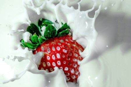 Strawberry Milk Free Stock Photo