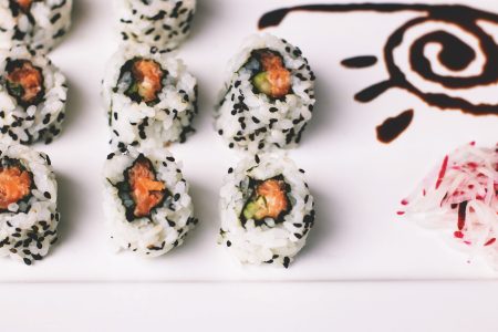 White Sushi Free Stock Photo