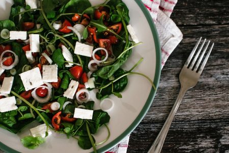 Tomato & Cheese Salad Free Stock Photo