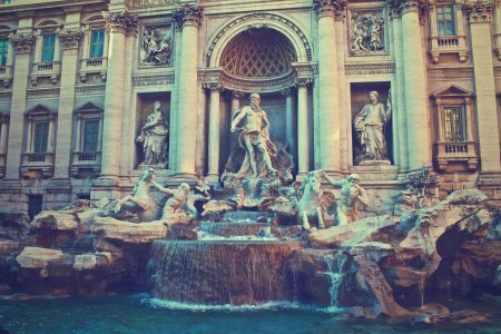 Trevi Fountain Rome Free Stock Photo