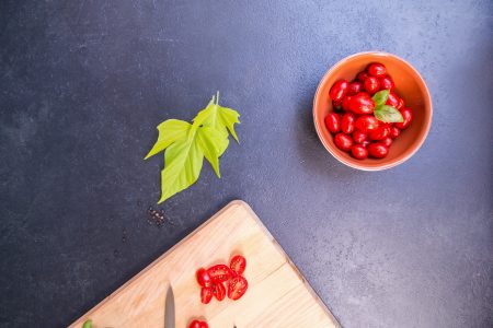 Tomatoes in Kitchen Free Stock Photo