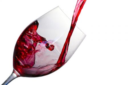 Red Wine Poured Free Stock Photo