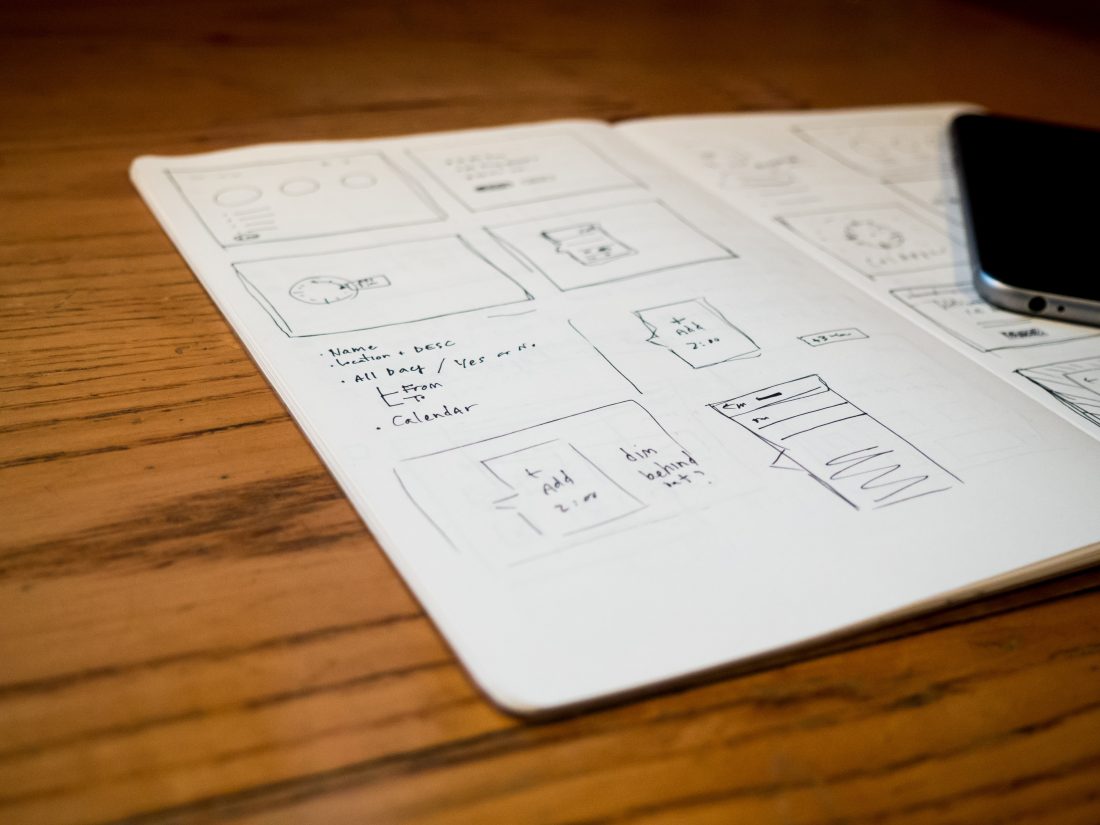Free photo of Wireframing Mobile Apps