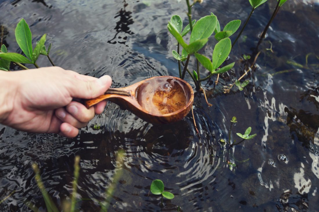 Free photo of Wooden Spoon in Water