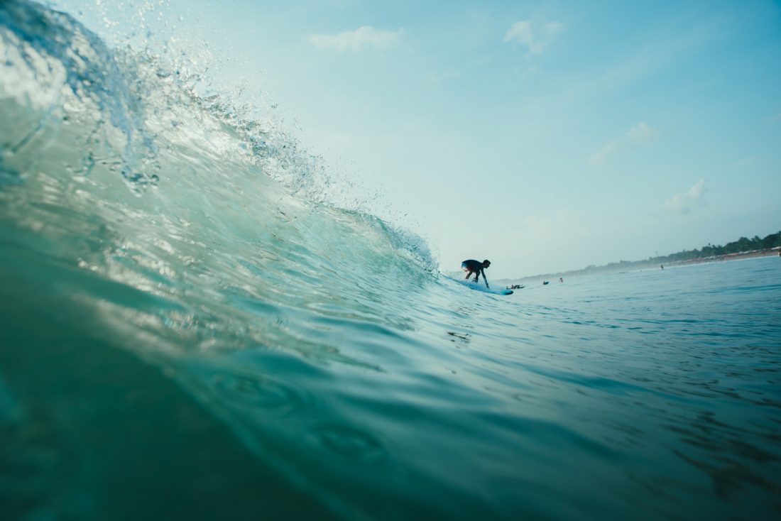 Free photo of Surfer Riding the Wave