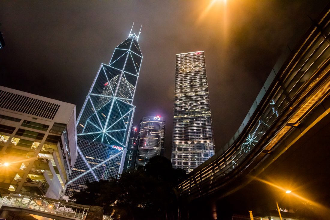 Free photo of Hong Kong Lights at Night