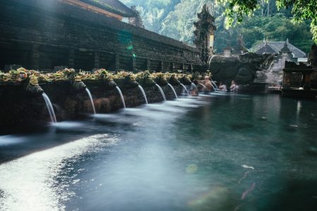 Water Fountain at Buddhist Temple Free Stock Photo