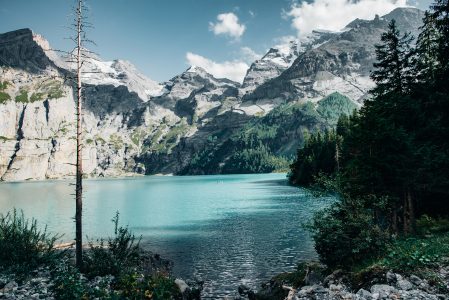 Beautiful Lake in the Mountains Free Stock Photo