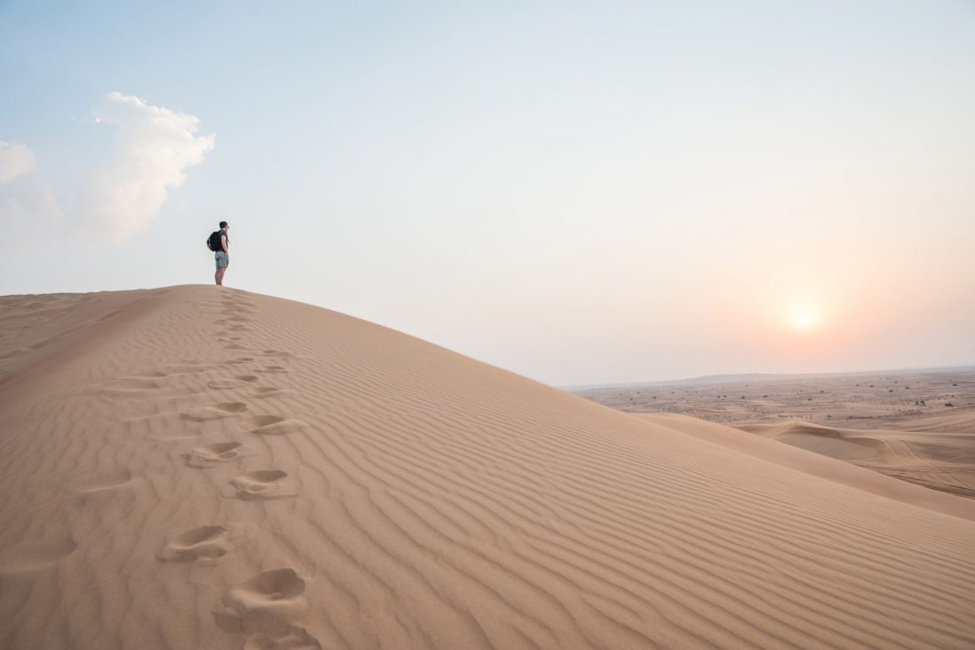 Free photo of Walking In The Desert