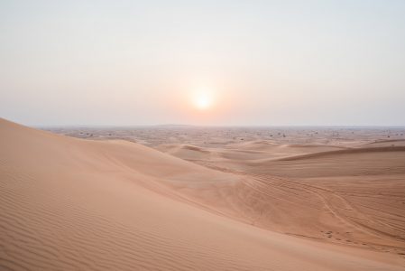 Dubai Sand Dunes Free Stock Photo