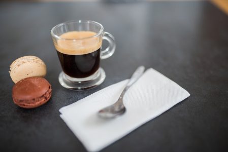 Espresso Coffee & Macaroons Free Stock Photo