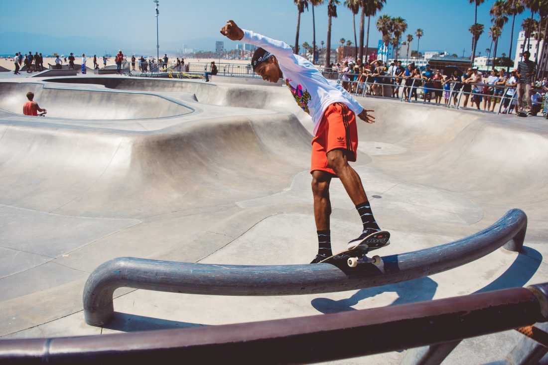 Free photo of Skater in LA