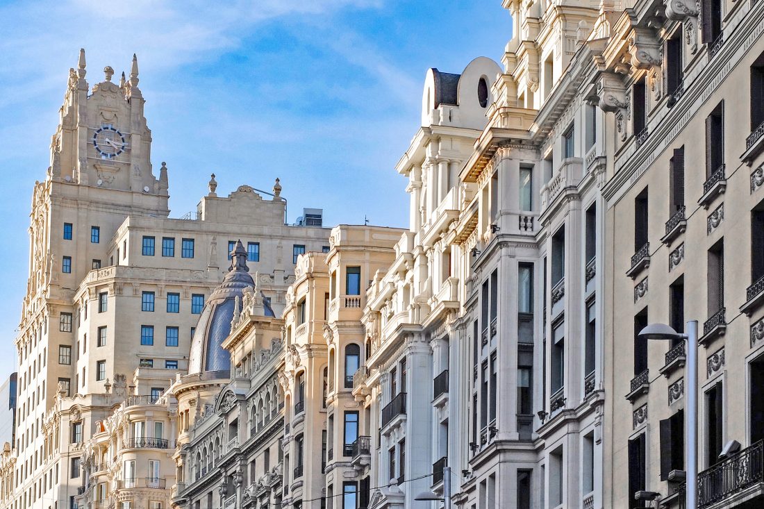 Free photo of Buildings in Madrid, Spain