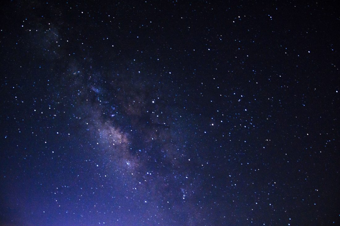 Free photo of Stars in Night Blue Sky
