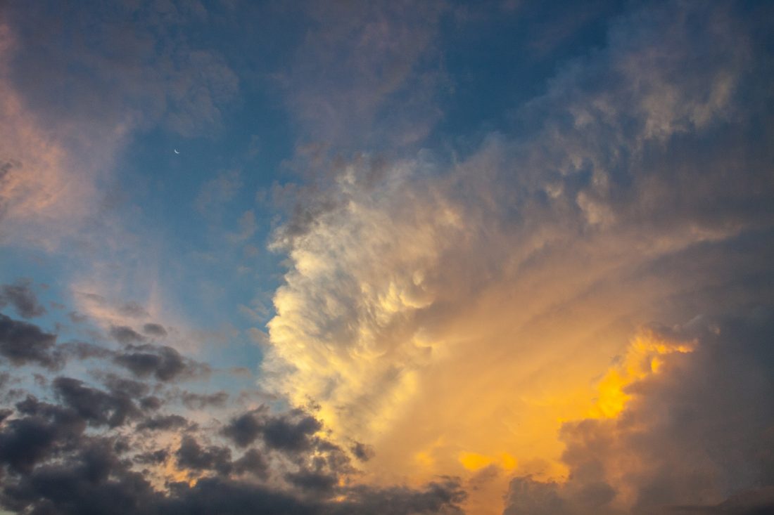 Free photo of Stormy Clouds at Sunset