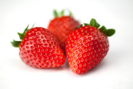 Strawberries Macro Free Stock Photo