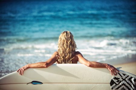 Surf Girl Free Stock Photo