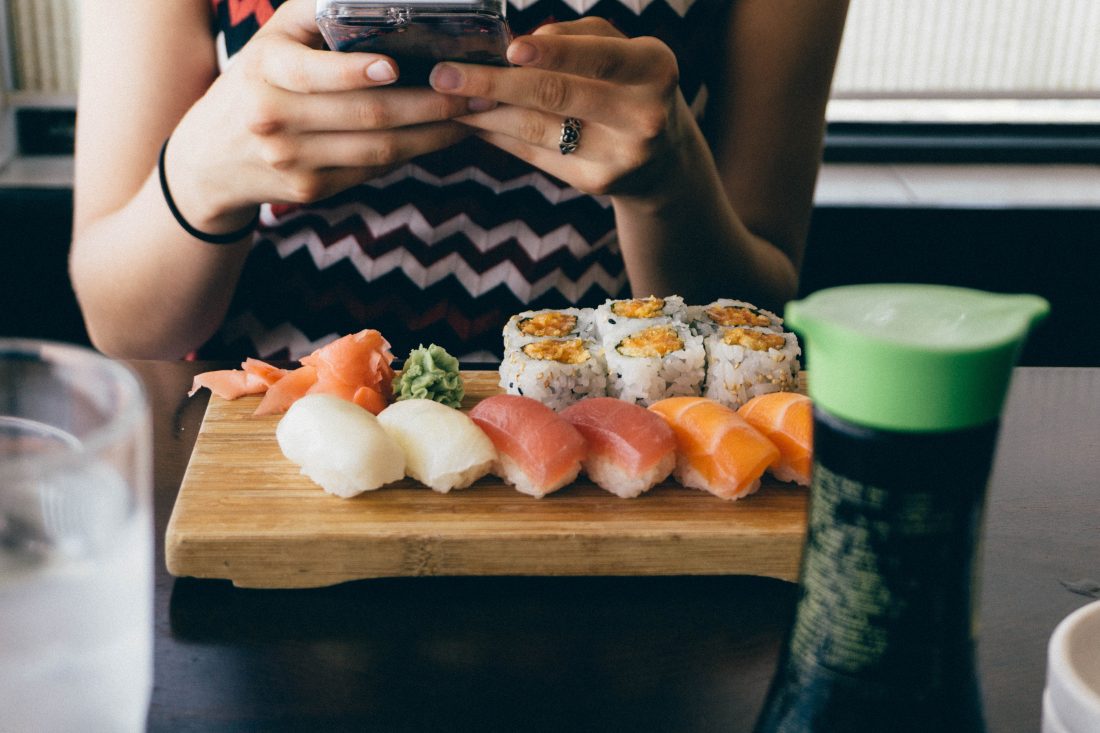 Free photo of Sushi Dinner