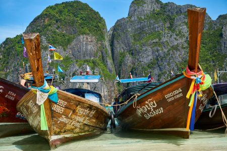 Thailand Boats Free Stock Photo