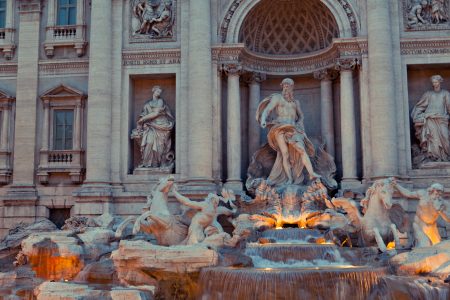 Trevi Fountain, Rome Free Stock Photo
