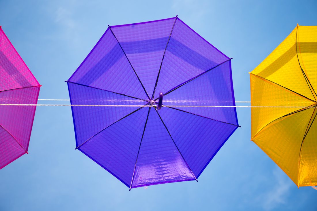 Free photo of Colorful Umbrellas