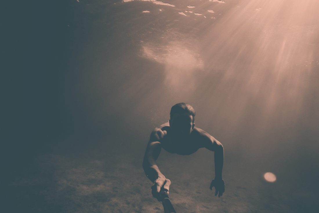 Free photo of Underwater Selfie