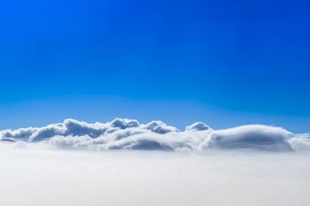 Up In The Clouds Free Stock Photo
