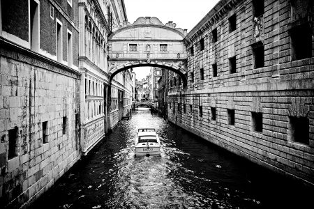 Venice in Black & White Free Stock Photo