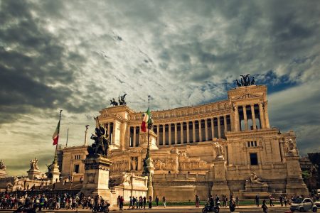 Monument in Rome Free Stock Photo