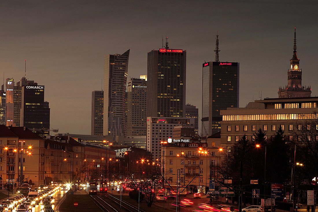 Free photo of Warsaw at Night