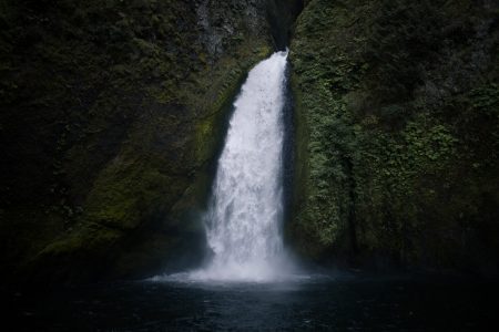 Waterfall Dropping Free Stock Photo