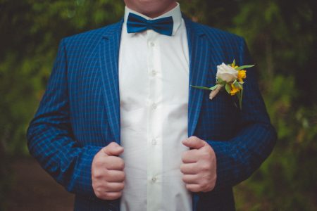 Wedding Groom in Suit Free Stock Photo