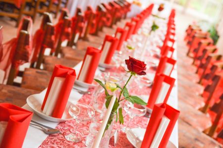 Table at Wedding Free Stock Photo