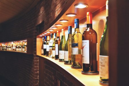 Wine Shelf Free Stock Photo